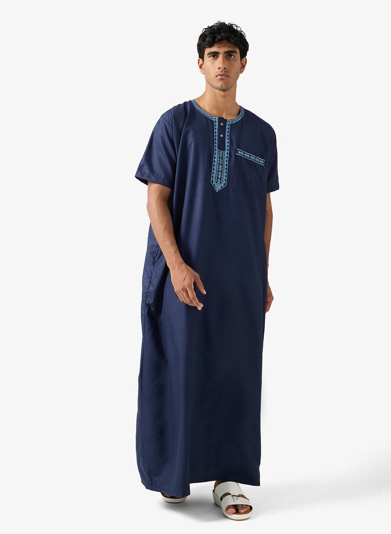 روبرت وود ثوب كلاسيكي بياقة مستديرة - Image 4